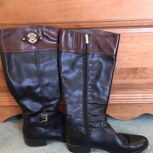 Liz Claiborne riding boots-wide calf